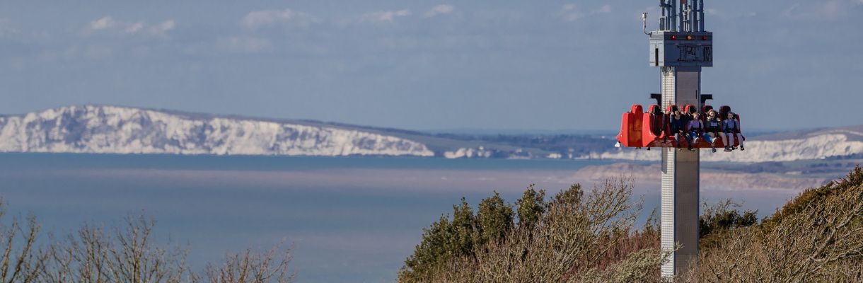 Evolution ride at Blackgang Chine, Isle of Wight